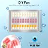 20/30PCS Stainless Steel Ice Pop molds,4 Different Shape Ice Pop Maker Ice Pop molds Ice Cream Maker Stainless Steel Ice Cream Pop Molds Frozen Ice Pop Maker Lolly Mould Ice Cream (30 PCS/Style C) view 4