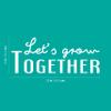 Vinyl Wall Art Decal - Let's Grow Together - 10" x 25" - Modern Fun Positive Classroom Quote Sticker for Home Kids Room Living Room Playroom School Library Educational Decor (White) view 3
