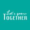 Vinyl Wall Art Decal - Let's Grow Together - 10" x 25" - Modern Fun Positive Classroom Quote Sticker for Home Kids Room Living Room Playroom School Library Educational Decor (White) view 4