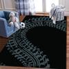 ZCVJPZHZMS Kids Play Area Rugs Grunge Black tire Track 3D Carpet Extra Large Rug Kids' Bedroom Playroom Nursery Dcor for Boys Girls, Learning & Playing 5x8 ft, 5 feet X 8 feet view 1