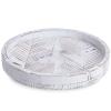 12 Inch Rustic Farmhouse Wood Lazy Susan Turntable for Table, Tomoaza White Herringbone Decorative Turntable Tray, Dining Table Centerpiece and Cabinet Organizer view 1