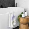 ALAZA Lavender Hand Towel Purple Decorative Towels for Bathroom Towels Luxury Absorbent 16x30 Inch view 4
