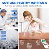 46 X 96 Inch Desk Top Pad Dining Tabletop Protective Cover Large Wood Furniture Coffee Kitchen Table Protector Pad Rectangle Thick Mat Clear Plastic Tablecloth Wipeable Square Vinyl Easy Clean view 4