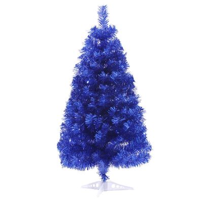 35 inches, Sapphire Blue Christmas Tree,ANXTO, Mini Artificial Christmas Tree Decorations Christmas Decorations for Home Christmas Ornaments Artificial Tree (Sapphire Blue)