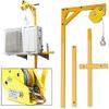 Installation Air Conditioner Lifting Tool for Air Conditioner Outside Installation Lift Tool Stainless Steel Triangle Bracket Structure Installation Lift with 10M Rope view 2