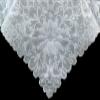 54x72 White Rectangle Embroidery Napkins Wedding Ceremony Bridal Shower Tablecloth view 3