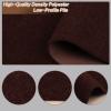 2' x 19' Runner Rugs with Rubber Backing, Indoor Outdoor Utility Carpet Runner Rugs, Chocolate Brown, Can Be Used as Aisle for The RV and Boat, Laundry Room and Balcony view 2
