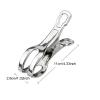 Beach Towel Clips Clamps Stainless Steel, Large Heavy Duty Quilt Clothespins Peg Clamps, Windproof Clips Clothes Pin Hanger for Laundry, Kitchen, Bathroom, Garden, School, Hospital, Outdoor 30PCS view 2