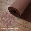 2' x 17' Runner Rugs with Rubber Backing, Indoor Outdoor Utility Carpet Runner Rugs, Chocolate Brown, Can Be Used as Aisle for The RV and Boat, Laundry Room and Balcony view 3