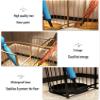 Umbrella Racks Black Metal Umbrella Stand Umbrella Holder, European Style Retro Large-Capacity Umbrella Stand Umbrella Holder, Entrance Umbrella Organizer, Capacity 16 Umbrellas view 4