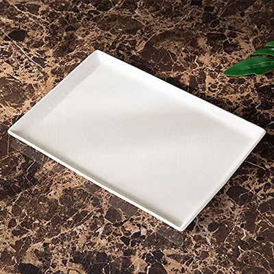 Crysdaralovebi European Style Bathroom Five-Piece Suit Bathroom Supplies White Kit Toiletries Wash Set Home Ceramics Decorative Accessories (Tray)