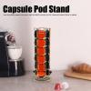 Coffee Capsule Holder, Iron Wire Coffee Pod Storage Rack Shelve Holding 18PCS Capsule Gold(Gold) view 2