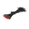 Vickerman 50 Light LED Orange Dura-Lit Mini Lights, Black Wire view 2
