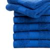 Ample Decor Wash Cloths Set of 50 12 X 12 Inch 100% Cotton 600 GSM, Soft Absorbent, Machine Washable Face Towels, Oeko Tex Certified Reusable Fingertip Towels for Bathroom, Hotel, Gym,Spa-Navy Blue view 2