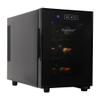 Koolatron 6 Bottle Wine Fridge  Freestanding Wine Cooler with Glass Door, 0.6 cu ft (16 L) Beverage Can Refrigerator, Digital Temperature Control, Ideal for White, Red & Sparkling Wine, Champagne view 1