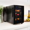 Koolatron 6 Bottle Wine Fridge  Freestanding Wine Cooler with Glass Door, 0.6 cu ft (16 L) Beverage Can Refrigerator, Digital Temperature Control, Ideal for White, Red & Sparkling Wine, Champagne view 2