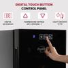 Koolatron 6 Bottle Wine Fridge  Freestanding Wine Cooler with Glass Door, 0.6 cu ft (16 L) Beverage Can Refrigerator, Digital Temperature Control, Ideal for White, Red & Sparkling Wine, Champagne view 4