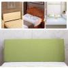 AYLYHD Bedside Back Cushions Removable Large Reading Pillow Sofa Bed Upholstered Headboard Soft Double Lumbar Support CushionCustom SizeThickness 10/12/15cm (Color : B-Green, Size : 120x50x10cm) view 2