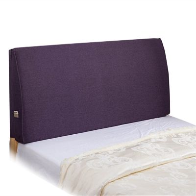 AYLYHD Lumbar Support Pillow Bed Cushion for Back Leg Backrest HeadBoard Leather Reading Pillow Furniture Vertical PanelEasy to Clean (Color : A-Purple, Size : 120x50x15cm)