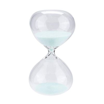 15 Minute Hourglass Sand Timer, Sand Timer with Cylinder-Shaped Hourglass for Home Desk Office Decor