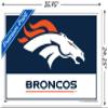 NFL Denver Broncos - Logo 21 Wall Poster, 34L x 22.4W, White Framed Version view 3