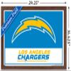 NFL Los Angeles Chargers - Logo 21 Wall Poster, 22.4L" x 14.7W", Mahogany Framed Version view 3