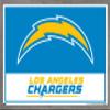 NFL Los Angeles Chargers - Logo 21 Wall Poster, 22.4L" x 14.7W", Barnwood Framed Version view 1
