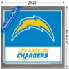 NFL Los Angeles Chargers - Logo 21 Wall Poster, 22.4L" x 14.7W", Barnwood Framed Version view 3