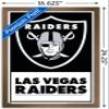 NFL Las Vegas Raiders - Logo 21 Wall Poster, 22.4L" x 14.7W", Bronze Framed Version view 3