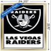 NFL Las Vegas Raiders - Logo 21 Wall Poster, 34L" x 22.4W", Gold Framed Version view 3
