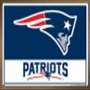 NFL New England Patriots - Logo 21 Wall Poster, 22.4L" x 14.7W", Bronze Framed Version view 1