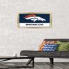 NFL Denver Broncos - Logo 21 Wall Poster, 22.4L x 14.7W, Gold Framed Version view 2