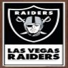 NFL Las Vegas Raiders - Logo 21 Wall Poster, 22.4L" x 14.7W", Mahogany Framed Version view 1