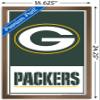 NFL Green Bay Packers - Logo 21 Wall Poster, 22.4L" x 14.7W", Bronze Framed Version view 3