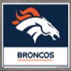 NFL Denver Broncos - Logo 21 Wall Poster, 22.4L x 14.7W, Barnwood Framed Version view 1