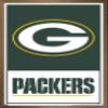 NFL Green Bay Packers - Logo 21 Wall Poster, 34L" x 22.4W", Bronze Framed Version view 1