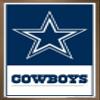 NFL Dallas Cowboys- Logo 21 Wall Poster, 34L" x 22.4W", Bronze Framed Version view 1