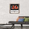 NFL Cincinnati Bengals - Logo 21 Wall Poster, 22.4L" x 14.7W", Bronze Framed Version view 2