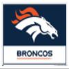 NFL Denver Broncos - Logo 21 Wall Poster, 22.4L x 14.7W, White Framed Version view 1