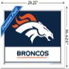 NFL Denver Broncos - Logo 21 Wall Poster, 22.4L x 14.7W, White Framed Version view 3