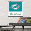 NFL Miami Dolphins - Logo 21 Wall Poster, 34L" x 22.4W", Poster & Clip Bundle view 2