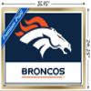 NFL Denver Broncos - Logo 21 Wall Poster, 34L x 22.4W, Gold Framed Version view 3