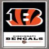 NFL Cincinnati Bengals - Logo 21 Wall Poster, 22.4L" x 14.7W", Barnwood Framed Version view 1
