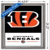 NFL Cincinnati Bengals - Logo 21 Wall Poster, 22.4L" x 14.7W", Barnwood Framed Version view 3