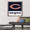 NFL Chicago Bears - Logo 21 Wall Poster, 34L" x 22.4W", Bronze Framed Version view 2