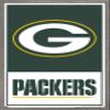 NFL Green Bay Packers - Logo 21 Wall Poster, 22.4L" x 14.7W", Barnwood Framed Version view 1