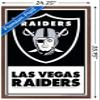 NFL Las Vegas Raiders - Logo 21 Wall Poster, 34L" x 22.4W", Mahogany Framed Version view 3