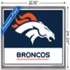 NFL Denver Broncos - Logo 21 Wall Poster, 34L x 22.4W, Barnwood Framed Version view 3