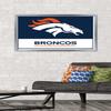 NFL Denver Broncos - Logo 21 Wall Poster, 34L x 22.4W, Silver Framed Version view 2