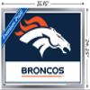 NFL Denver Broncos - Logo 21 Wall Poster, 34L x 22.4W, Silver Framed Version view 3